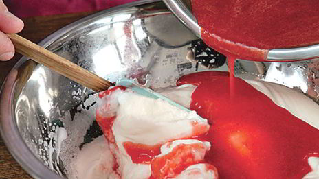 ледяное клубничное суфле