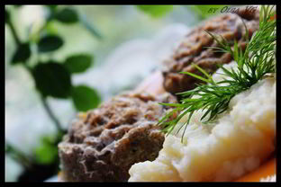 Мясное суфле с персиками