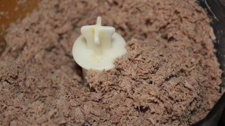 мясное суфле с персиками