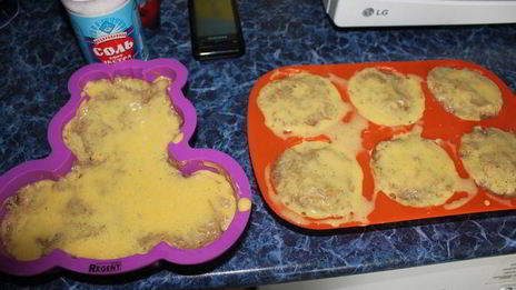 мясное суфле с персиками