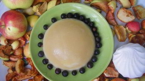 нежное яблочное суфле с сюрпризом