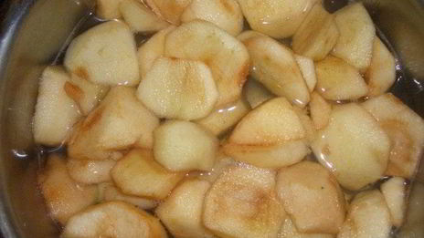 нежное яблочное суфле с сюрпризом