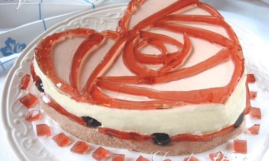 Рецепт нежного торта-суфле с вишней