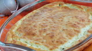 Рыбка красная под суфле из сливочного сыра