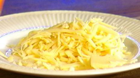 сливочное суфле с зеленым луком и тимьяном