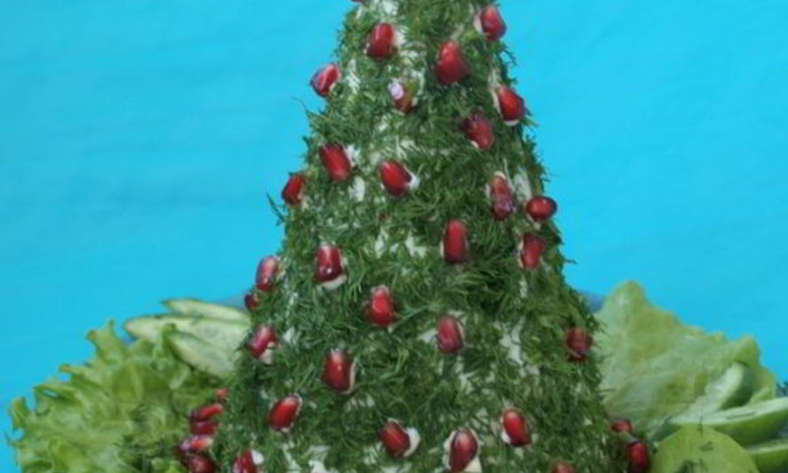 Рецепт сырного суфле елка с балыком