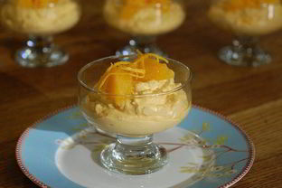 Творожное суфле с апельсином