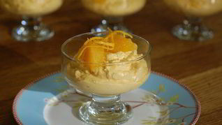 Творожное суфле с апельсином