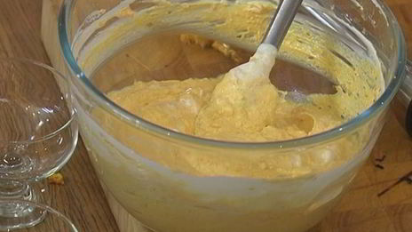 творожное суфле с апельсином