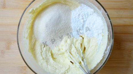 творожное суфле с черникой