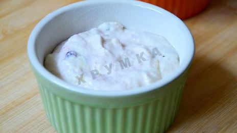 творожное суфле с черникой