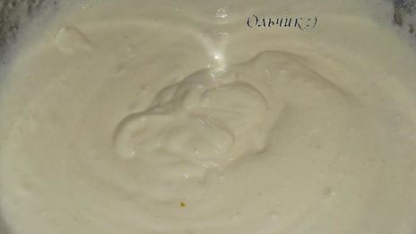 творожное суфле с карамелизированными яблоками