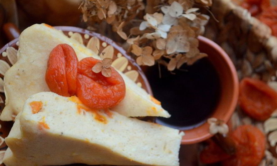 Рецепт творожного суфле с курагой