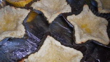 творожные корзиночки с шоколадным суфле