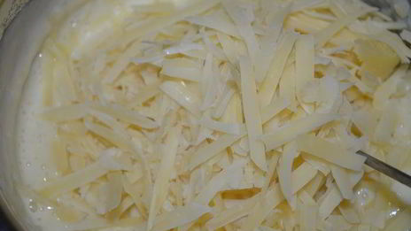 воздушное суфле из пармезана