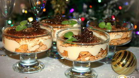 домашний десерт тирамису