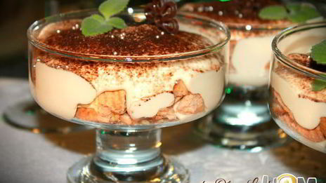 домашний десерт тирамису