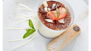 Клюквенный тирамису