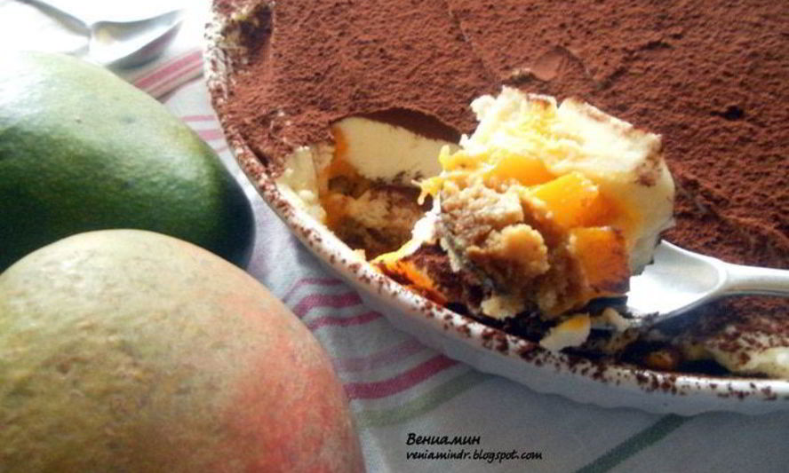 Рецепт мангового тирамису