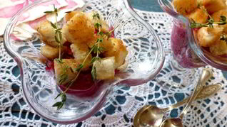 Свекольный тирамису