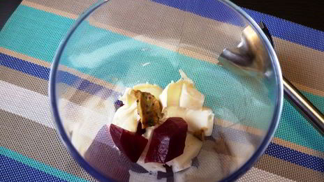 свекольный тирамису