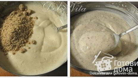 тирамису с рикоттой, орехами и корицей