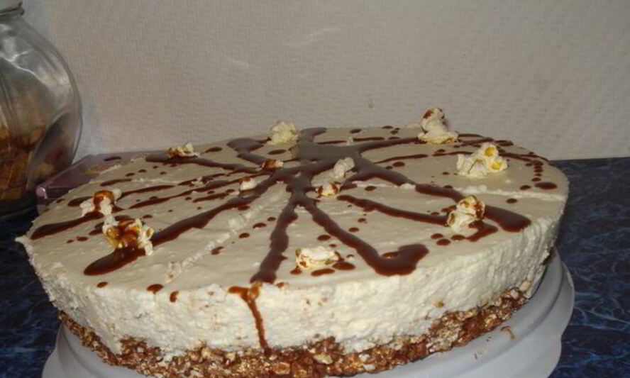 Рецепт тортика с попкорном