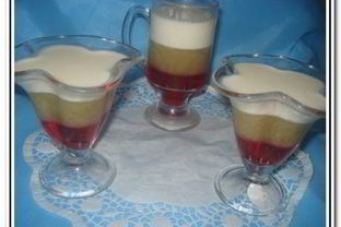 Трехслойное желе