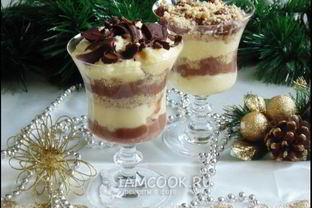 Ванильно-шоколадный десерт