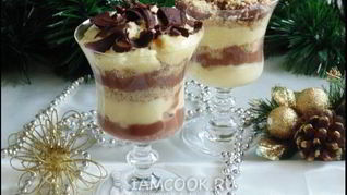 Ванильно-шоколадный десерт