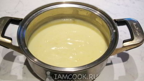 ванильно-шоколадный десерт