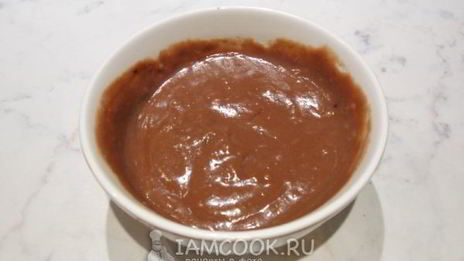 ванильно-шоколадный десерт