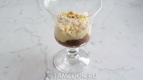 ванильно-шоколадный десерт