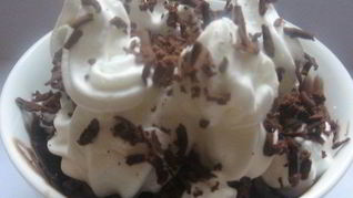 Банановый десерт с зефиром