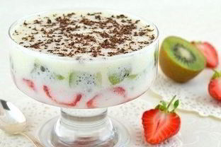 Фрукты в зефирном креме