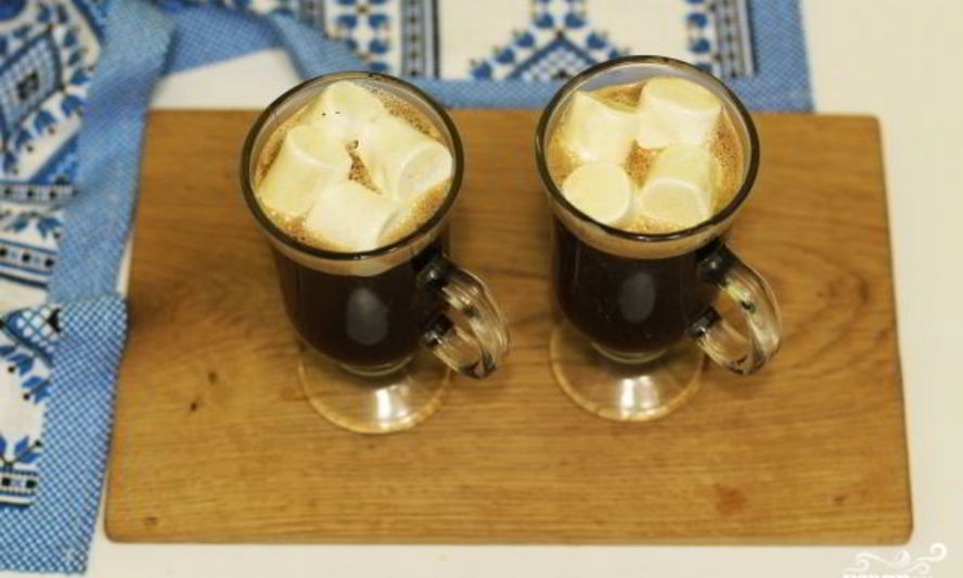 Рецепт кофе с зефиром