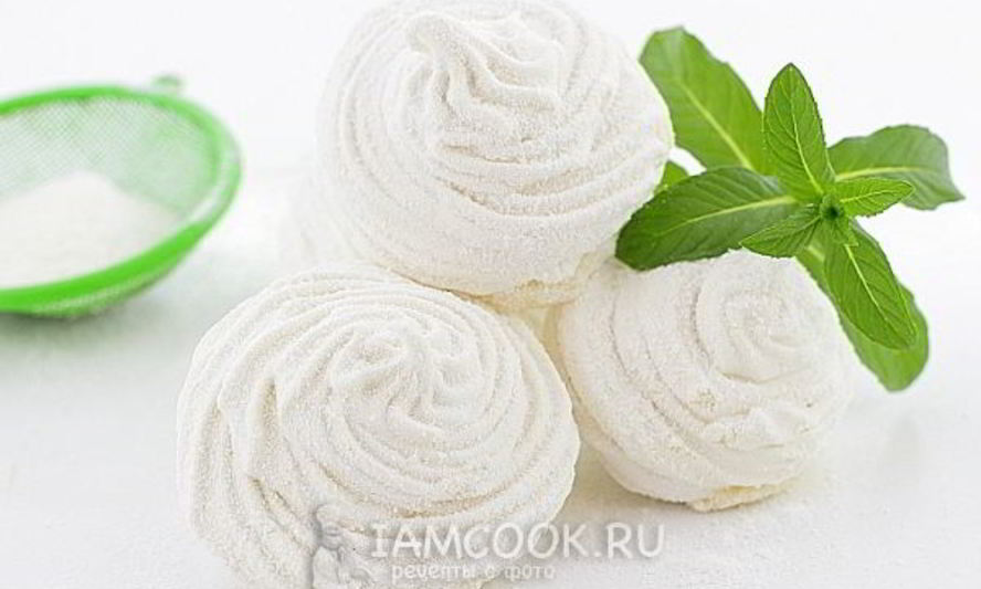 Рецепт зефира ванильного