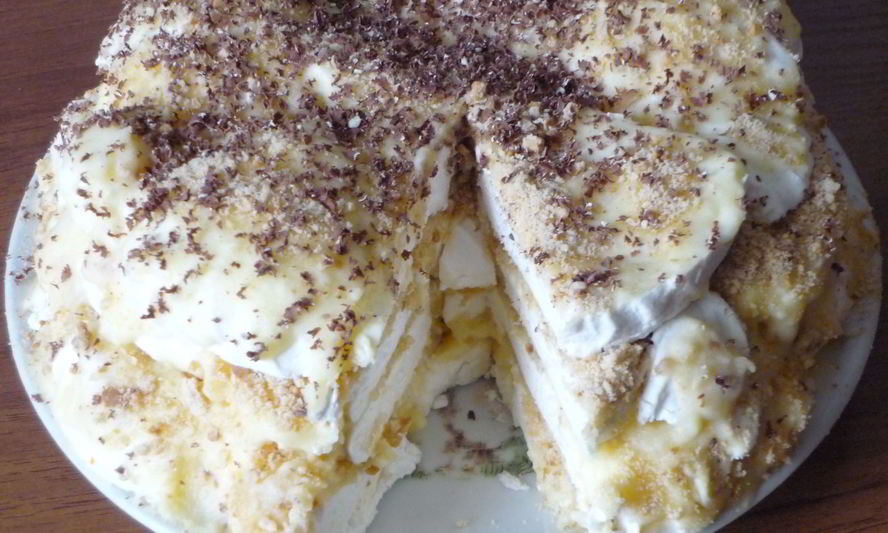 Рецепт зефирного торта