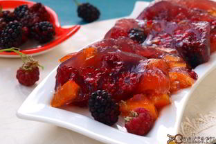 Желе с фруктами ассорти