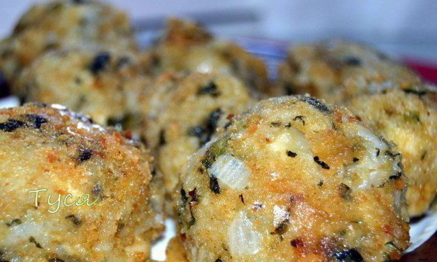 Рецепт аранчинь из зеленого ризотто