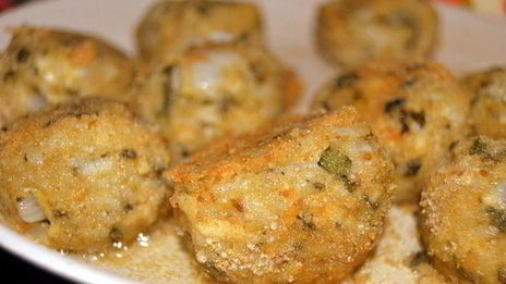 аранчини из зеленого ризотто