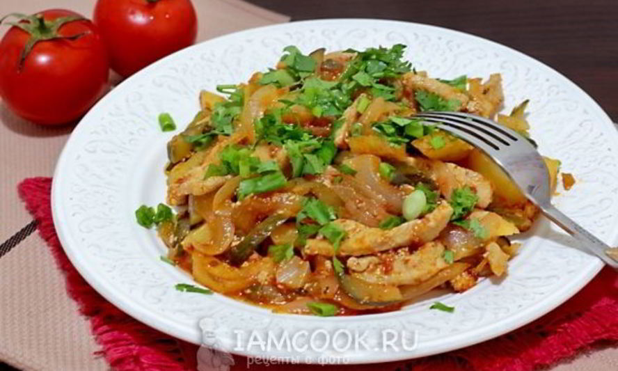 Рецепт азу из свинины