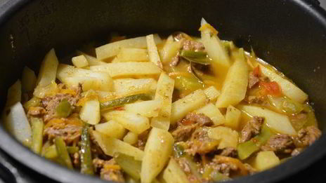 азу по-татарски в мультиварке