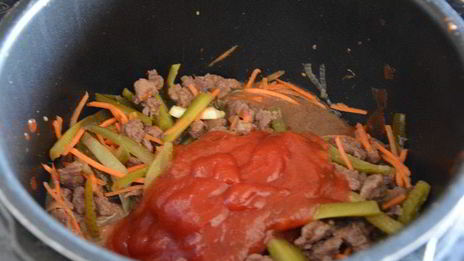 азу по-татарски в мультиварке