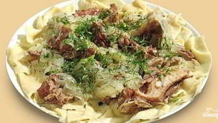 Бешбармак из баранины