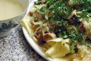 Бешбармак из говядины