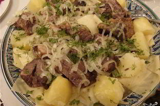 Бешбармак с картошкой