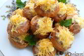 Бублики фаршированные мясом