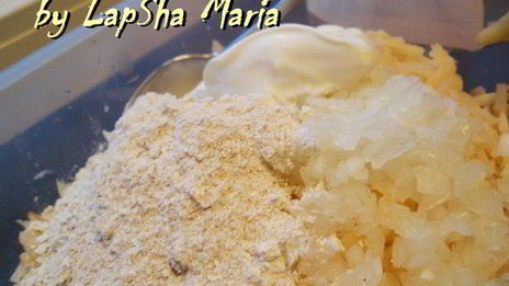 драники без яйца с овсяными хлопьями