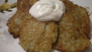 Драники домашние с опятами